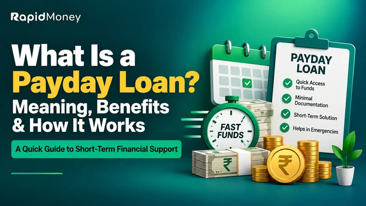What Is a Payday Loan? Meaning, Benefits & How It Works